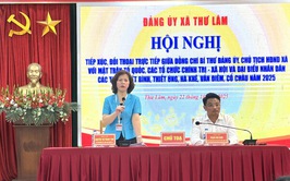 ĐẢNG ỦY XÃ THƯ LÂM TỔ CHỨC HỘI NGHỊ TIẾP XÚC, ĐỐI THOẠI GIỮA ĐỒNG CHÍ BÍ THƯ ĐẢNG ỦY, CHỦ TỊCH HĐND XÃ VỚI MTTQ, CÁC TỔ CHỨC CHÍNH TRỊ - XÃ HỘI VÀ NHÂN DÂN CÁC THÔN NĂM 2025