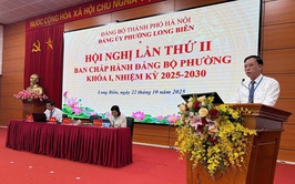 Hội nghị lần thứ Hai – Ban Chấp hành Đảng bộ phường Long Biên khóa I, nhiệm kỳ 2025-2030