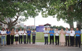 Đoàn Thanh niên xã Thuận An khánh thành công trình Sân bóng đá Thanh niên