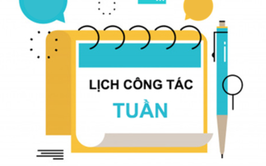 LỊCH CÔNG TÁC TUẦN CỦA LÃNH ĐẠO TRUNG TÂM (Từ ngày 20/10/2025 đến ngày 24/10/2025)