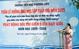 TRƯỜNG TIỂU HỌC PHƯƠNG LIÊN HƯỞNG ỨNG TUẦN LỄ HỌC TẬP SUỐT ĐỜI NĂM 2025