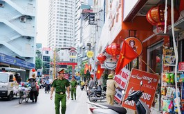 Công an phường Đống Đa quyết tâm lập lại trật tự đô thị tại các tuyến phố