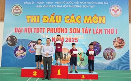 Sơn Tây: 110 vận động viên tranh tài Giải Cờ tướng năm 2025
