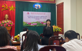 HỘI NGHỊ TẬP HUẤN NGHIỆP VỤ NHẬN ỦY THÁC CHO  HỘI ĐOÀN THỂ CÁC XÃ ĐÔNG ANH VÀ THƯ LÂM