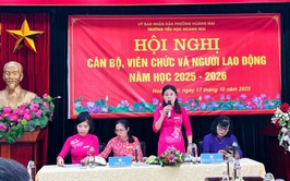 TRƯỜNG TIỂU HỌC HOÀNG MAI - TỔ CHỨC HỘI NGHỊ CÁN BỘ, VIÊN CHỨC VÀ NGƯỜI LAO ĐỘNG NĂM HỌC 2025 - 2026