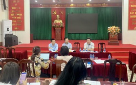 Đoàn kiểm tra giám sát số 11 Trung tâm Dịch vụ hành chính công Thành phố Hà Nội làm việc tại xã Thượng Phúc