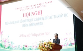 Phường Hà Đông triển khai kế hoạch tổ chức Ngày hội Đại đoàn kết toàn dân tộc năm 2025