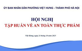 Tập huấn nâng cao kiến thức về an toàn thực phẩm