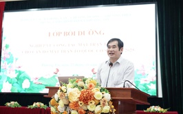 Trung tâm chính trị xã Thường Tín tổ chức Lớp bồi dưỡng nghiệp vụ Công tác Mặt trận Tổ quốc năm 2025