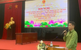 Hội Cựu chiến binh xã Vĩnh Thanh tổ chức tập huấn công tác tiêu binh và tuyên truyền các sự kiện chính trị quan trọng.