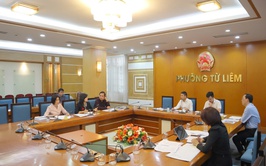 Tập thể lãnh đạo UBND phường Từ Liêm họp thống nhất chỉ đạo một số nội dung theo thẩm quyền