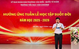 PHƯỜNG VĂN MIẾU – QUỐC TỬ GIÁM HƯỞNG ỨNG TUẦN LỄ HỌC TẬP SUỐT ĐỜI NĂM 2025
