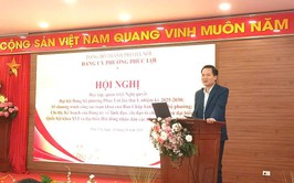 Phường Phúc Lợi triển khai 3 chương trình công tác cụ thể hóa 3 khâu đột phá