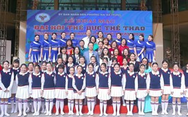 Hàng trăm vận động viên tham gia tranh tài tại Đại hội Thể dục Thể thao phường Hai Bà Trưng