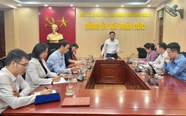 Ban Văn hoá - Xã hội khảo sát hoạt động Điểm tiếp nhận, phục vụ hành chính công