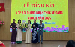 Lễ tổng kết lớp Bồi dưỡng nhận thức về Đảng KII/2025