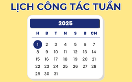 LỊCH CÔNG TÁC TUẦN CỦA LÃNH ĐẠO TRUNG TÂM (Từ ngày 27/10/2025 đến ngày 31/10/2025)