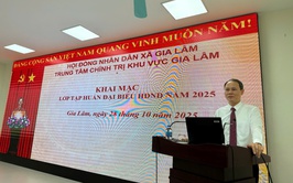 Tập huấn bồi dưỡng kiến thức, kỹ năng hoạt động cho đại biểu HĐND xã Gia Lâm năm 2025