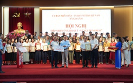 Xã Gia Lâm tổ chức hội nghị tiếp nhận ủng hộ quỹ “vì người nghèo” và đồng bào bị thiệt hại do mưa bão