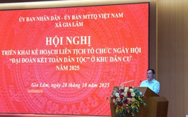 Xã Gia Lâm triển khai kế hoạch liên tịch tổ chức ngày hội đại đoàn kết toàn dân tộc ở khu dân cư năm 2025 