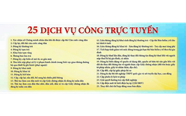 Từ 1/10/2025: 25 dịch vụ công thiết yếu dừng tiếp nhận hồ sơ giấy