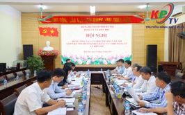 Đoàn công tác UBKT thành uỷ Hà Nội làm việc với thường trực đảng uỷ - UBKT đảng uỷ xã kiều phú