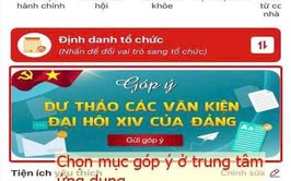 Hướng dẫn góp ý dự thảo các văn kiện Đại hội XIV của Đảng trên ứng dụng VNeID
