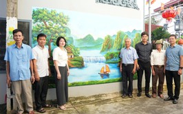 Đoàn kiểm tra số 2 kiểm tra, chấm điểm Cuộc thi “giữ gìn thôn sáng – xanh – sạch – đẹp – an toàn” tháng 9/2025 