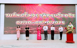 UBND xã Thư Lâm tổ chức Lễ khai mạc Tuần lễ hưởng ứng học tập suốt đời năm 2025 với chủ đề “ Học để phát triển bản thân, làm chủ tri thức và công nghệ, góp phần xây dựng đất nước hùng cường, thịnh vượng”.