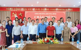 Khương Đình: Tiếp đoàn Sở Y tế tỉnh Phú Thọ thăm và trao đổi kinh nghiệm tổ chức hoạt động của Trạm Y tế