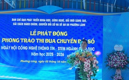 Phường Láng phát động phong trào chuyển đổi số ngành giáo dục năm học 2025 - 2026