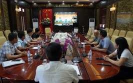 Thanh Oai dự hội nghị trực tuyến của UBND thành phố ứng phó bão Matmo