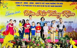 Tưng bừng “Đêm hội trăng rằm” tại phường Yên Hòa năm 2025