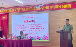Đoàn công tác CATP Hà Nội làm việc, đánh giá toàn diện kết quả của Công an phường Thanh Xuân