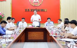 Xã Xuân Mai tổ chức hội nghị công bố quyết định ngày bầu cử, triển khai kế hoạch và hướng dẫn công tác bầu cử Trưởng thôn, nhiệm kỳ 2025 - 2028