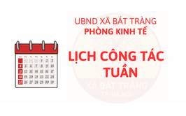 Lịch công tác tuần 40/2025- Phòng kinh tế