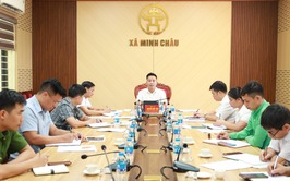 Đảng ủy xã Minh Châu làm việc với Ủy ban MTTQ và các đoàn thể: Triển khai thực hiện Nghị quyết Đại hội, hướng tới mục tiêu xây dựng xã xanh – văn minh – hạnh phúc