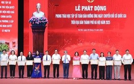 XÃ ỨNG HÒA ĐƯỢC BIỂU DƯƠNG, KHEN THƯỞNG TRONG PHONG TRÀO “HỌC TẬP SỐ TOÀN DÂN” CỦA THÀNH PHỐ HÀ NỘI.