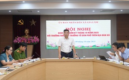 UBND xã Gia Lâm tổ chức hội nghị giao ban trưởng thôn, tổ trưởng TDP định kỳ tháng 10/2025