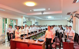 Lễ sinh hoạt dưới cờ tháng 11 cơ quan UBND phường Bồ Đề
