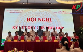UBND các xã, phường trên địa bàn Thành phố ký kết quy chế phối hợp với Chi cục Thuế Hà Nội
