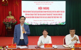 Hội nghị thông báo nhanh kết quả Đại hội Đại biểu Đảng bộ TP Hà Nội lần thứ XVIII; triển khai Kế hoạch tổ chức Ngày hội Đại đoàn kết toàn dân tộc ở khu dân cư năm 2025 và giao ban bí thư chi, đảng bộ tháng 11/2025