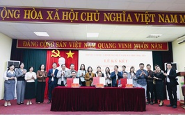 Hội nghị liên tịch và Hội nghị ký kết quy chế phối hợp giữa HĐND – UBND – Ủy ban MTTQ xã Thường Tín