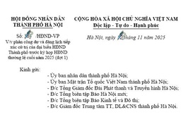 LỊCH TIẾP XÚC CỬ TRI (ĐỢT 1) CỦA ĐẠI BIỂU HĐND THÀNH PHỐ TRƯỚC KỲ HỌP THƯỜNG LỆ CUỐI NĂM HĐND THÀNH PHỐ KHÓA XVI, NHIỆM KỲ 2021 - 2026