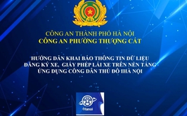 HƯỚNG DẪN Công dân cập nhật đăng ký phương tiện, giấy phép lái xe trên ứng dụng iHanoi