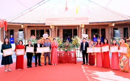 THÔN CHÂU PHONG TỔ CHỨC LỄ KHÁNH THÀNH CÔNG TRÌNH TRÙNG TU, TÔN TẠO DI TÍCH QUỐC GIA NGHÈ LÀNG QUẬY CHÂU PHONG VÀ NGÀY HỘI ĐẠI ĐOÀN KẾT TOÀN DÂN TỘC NĂM 2025