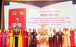 Phường Phú Diễn tuyên dương các điển hình tiên tiến, nhà giáo mẫu mực tiêu biểu