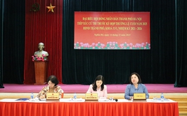 Đại biểu HĐND TP Hà Nội tiếp xúc cử tri 3 phường Cầu Giấy - Yên Hòa - Nghĩa Đô