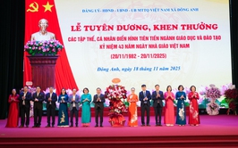 UBND XÃ ĐÔNG ANH TỔ CHỨC LỄ TUYÊN DƯƠNG, KHEN THƯỞNG ĐIỂN HÌNH TIÊN TIẾN NĂM HỌC 2024-2025 KỶ NIỆM 71 NĂM NGÀY THÀNH LẬP NGÀNH GIÁO DỤC VÀ ĐÀO TẠO THỦ ĐÔ (1954-2025) 43 NĂM NGÀY NHÀ GIÁO VIỆT NAM 20/11 (20/11/1982- 20/11/2025)