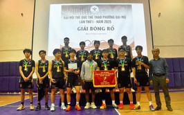 Phường Đại Mỗ tổ chức giải thi đấu bóng rổ trong khuôn khổ Đại hội thể dục thể thao phường lần thứ I năm 2025